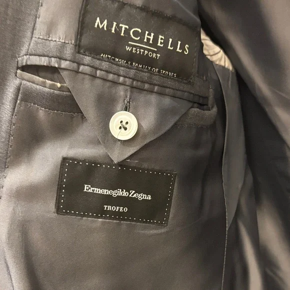 Ermenegildo Zegna charcoal blazer - IT 50R